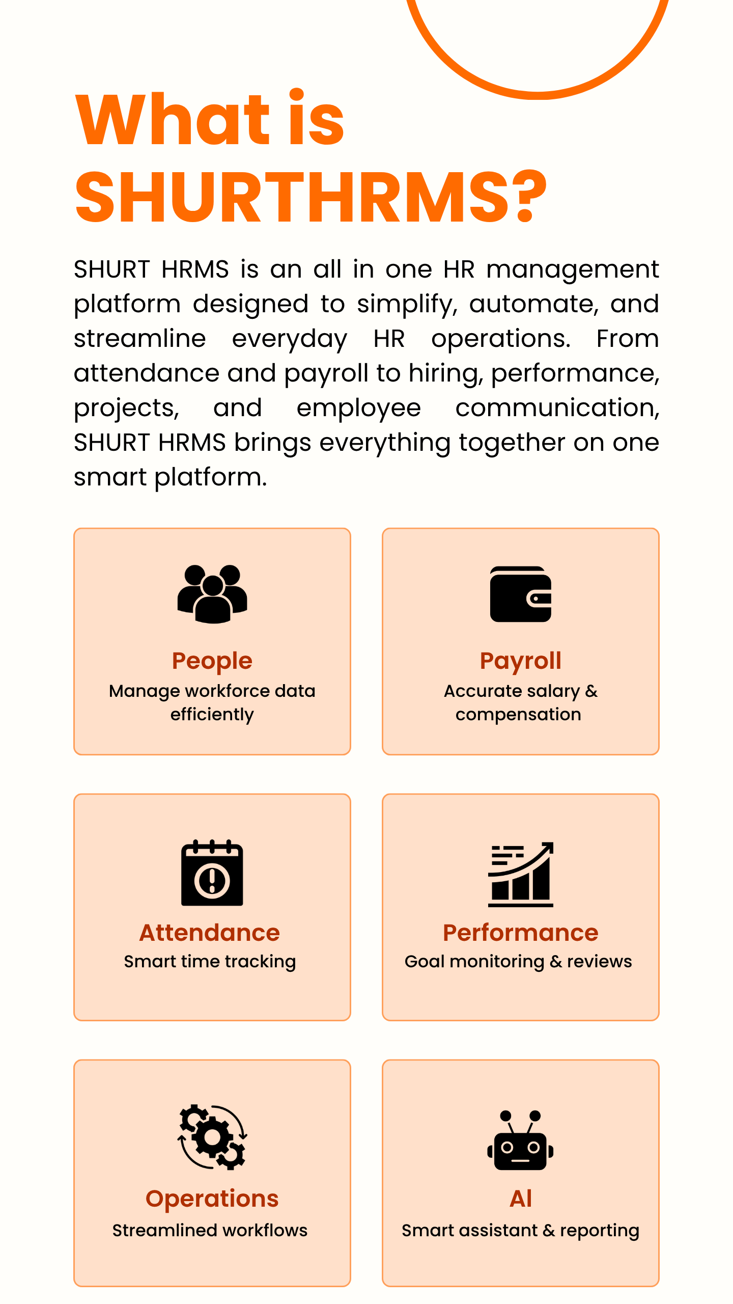 SHURT HRMS Mobile App Attendance Screen